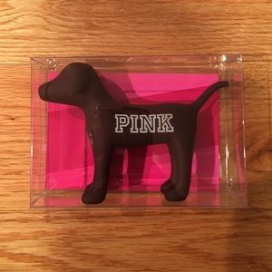 Maroon Mini pink dog