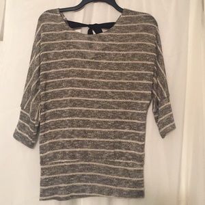 Stylish sweater with back detail