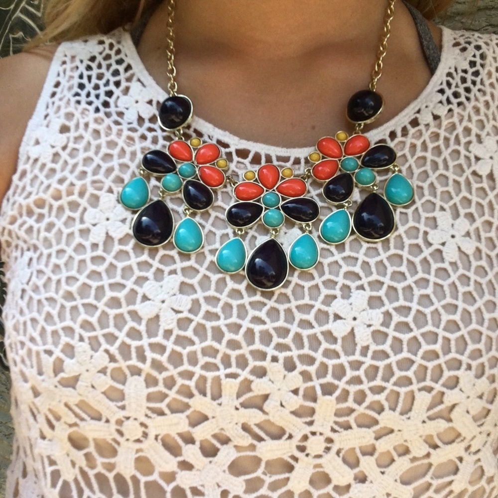 Colorful bubble necklace