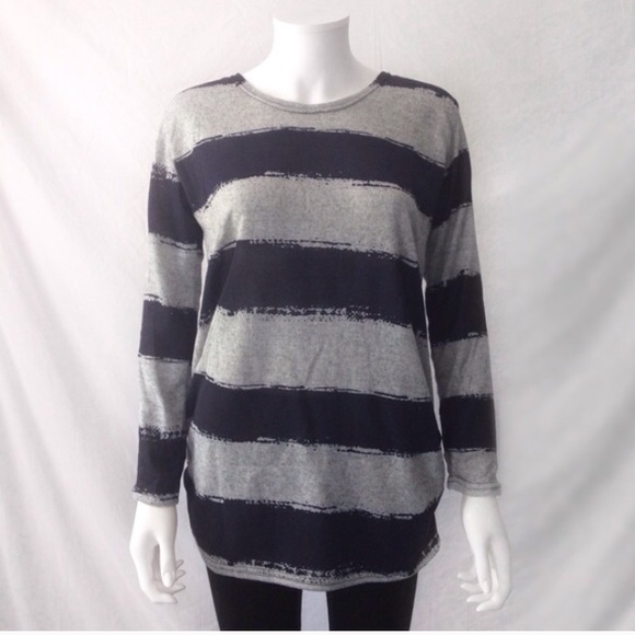 🎀1 LARGE LEFT🎀 Long Sleeve Color Block Sweater - Picture 4 of 4