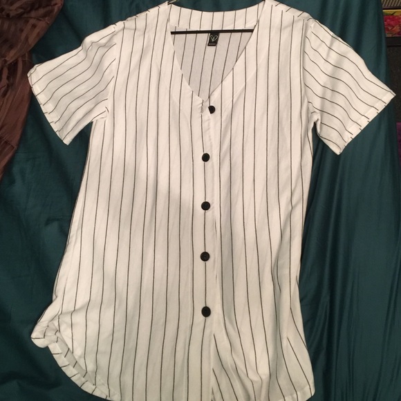 Baseball jersey tunic