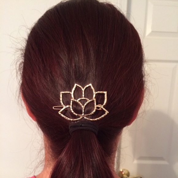 Lotus Flower Blossom Hair Clip