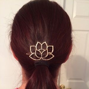 Lotus Flower Blossom Hair Clip