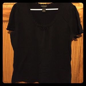 Lane Bryant Black short sleeve sweater