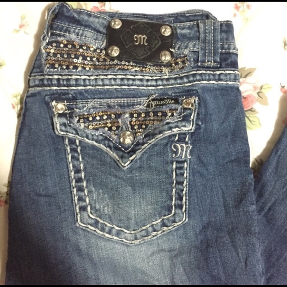 Miss Me Bling Pocket Jeans