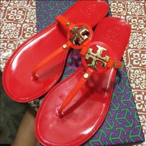 Mini Miller Coral jelly thong