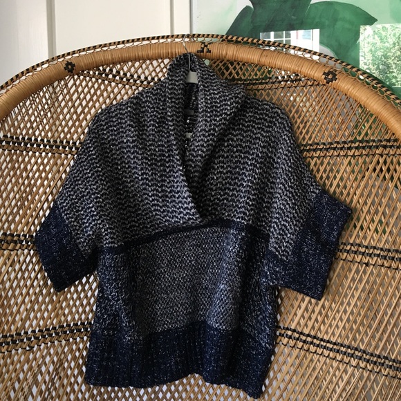 Theonne Sweaters - Theonne Navy Blue Aya Sweater Theonne Sweaters - Theonne Navy Blue Aya Sweater