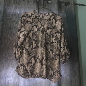 Agaci snake skin shirt