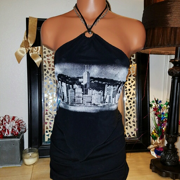 Backless blouse
