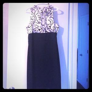 Beautiful high neckline summer dress.