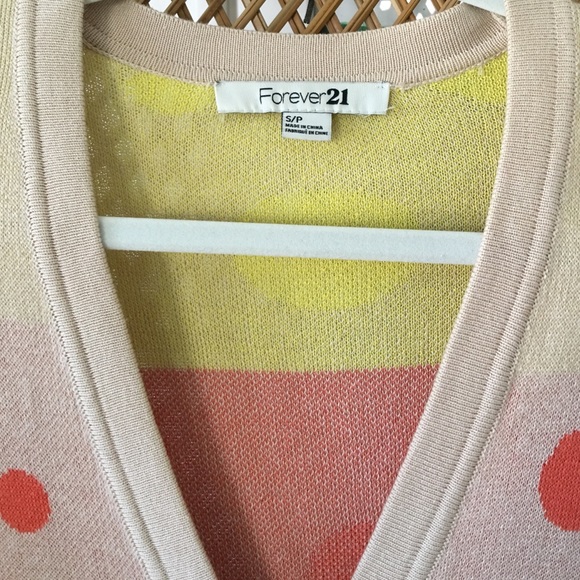 Forever 21 Sweaters - Forever 21 Rainbow Polkadot Cardigan Forever 21 Sweaters - Forever 21 Rainbow Polkadot Cardigan