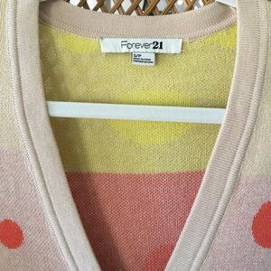 Forever 21 Sweaters - Forever 21 Rainbow Polkadot Cardigan Forever 21 Sweaters - Forever 21 Rainbow Polkadot Cardigan