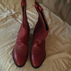 Ariat red cowboy boots