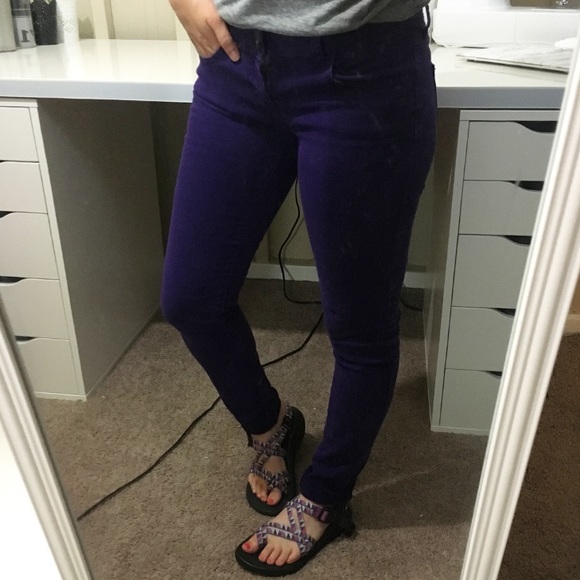 Purple Skinny Jeans