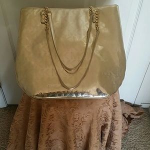 Jet set Michael Kors gold chain shoulder bag