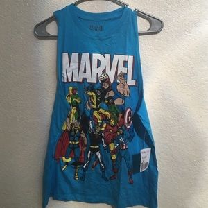 Marvel comics sleeveless shirt