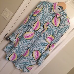 Theory Silk Shirt Dress