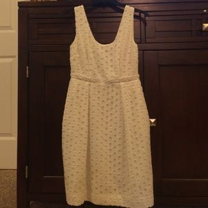 Ann Taylor White Eyelet Dress