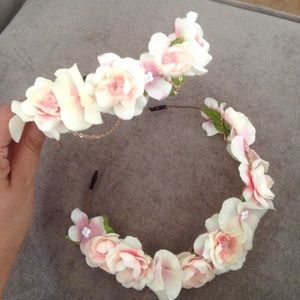 Mommy and me flowered halos