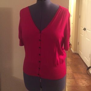 Short sleeve cardigan