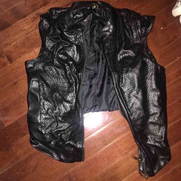Leather vest