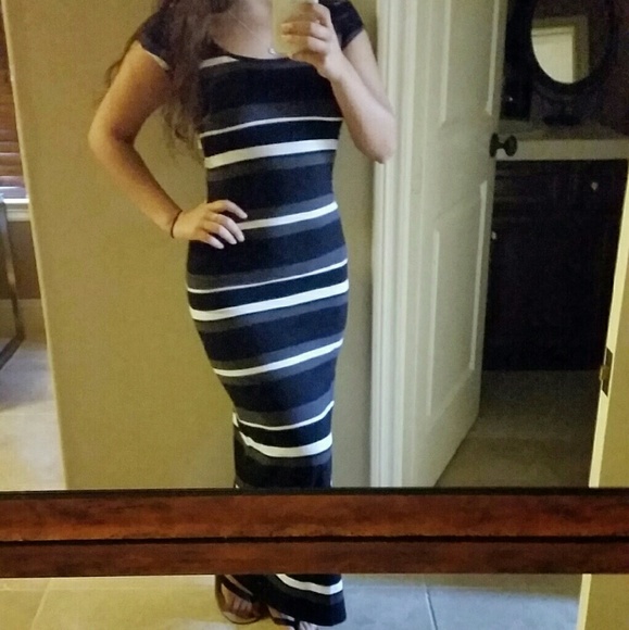 Striped Maxi Dress