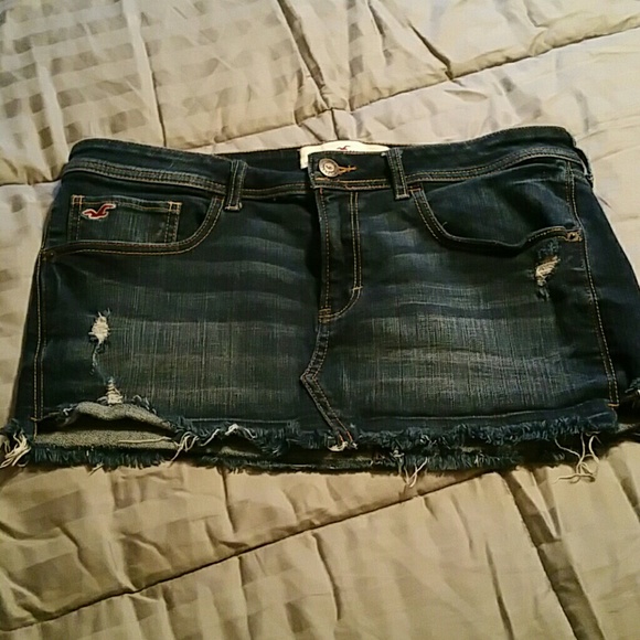 Hollister Denim Mini Skirt
