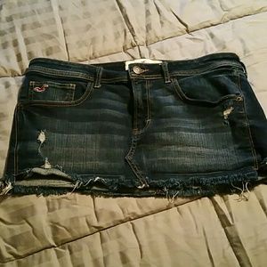 Hollister Denim Mini Skirt
