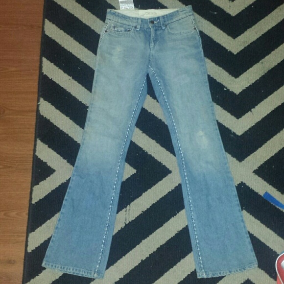 Rainbow Stitched Hendrix Jeans - Picture 1 of 3