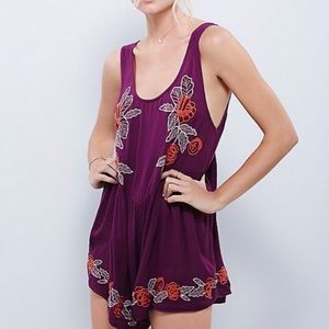 Free People Wide Leg Romper