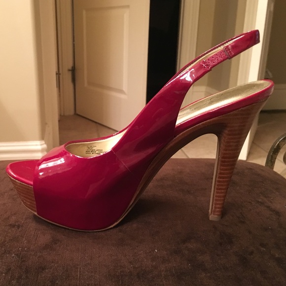 Jessica Simpson scarlet Red Patton shoes
