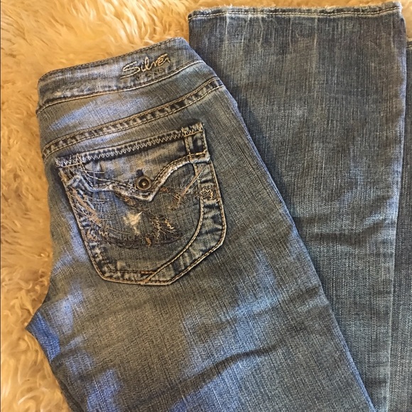 Silver Pioneer Jeans.