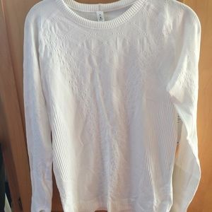Patterned Lululemon Long Sleeve Rest Less Pullover