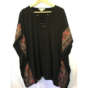 Michael Kors plus size poncho top