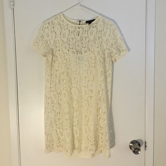 Cream Lace Dress