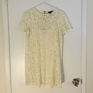 Cream Lace Dress