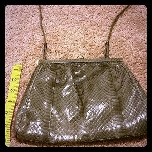 Vintage Snake skin purse