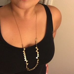 House of Harlow 1960 frequency necklace in gold