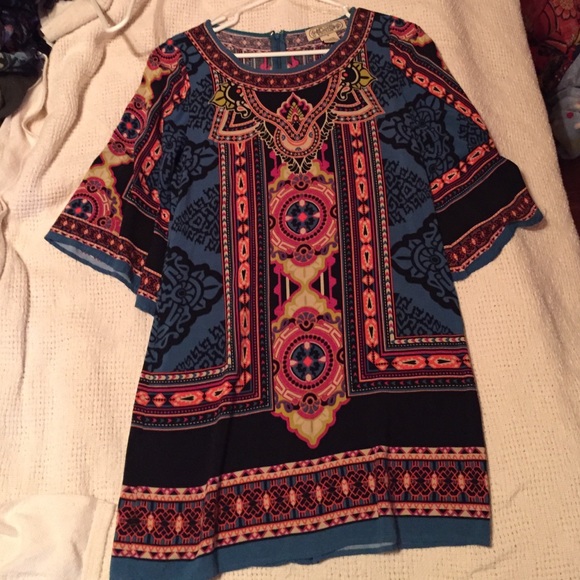 Multi colored party dress