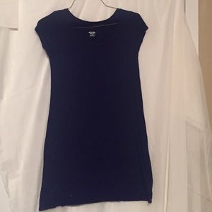 Navy blue tshirt dress