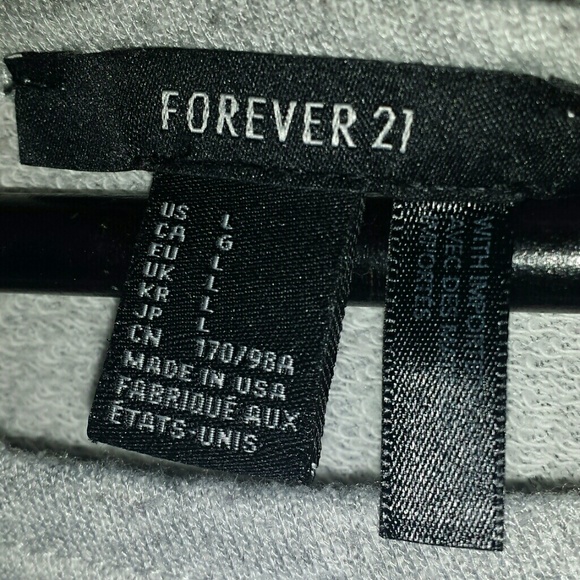 Forever 21 pleather-sleeved top - Picture 2 of 4