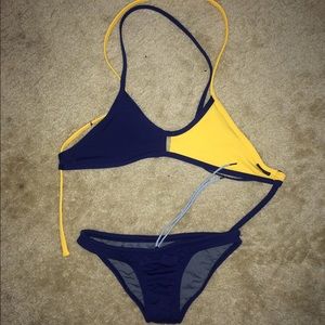 Navy blue/yellow Jolyn