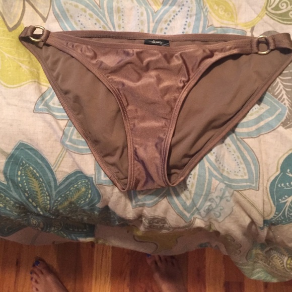 Gold bathing suit bottom