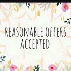 Reasonable offers only!