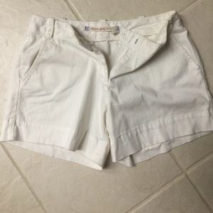 Women's white shorts