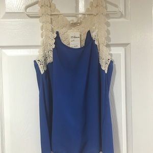 Blue tank