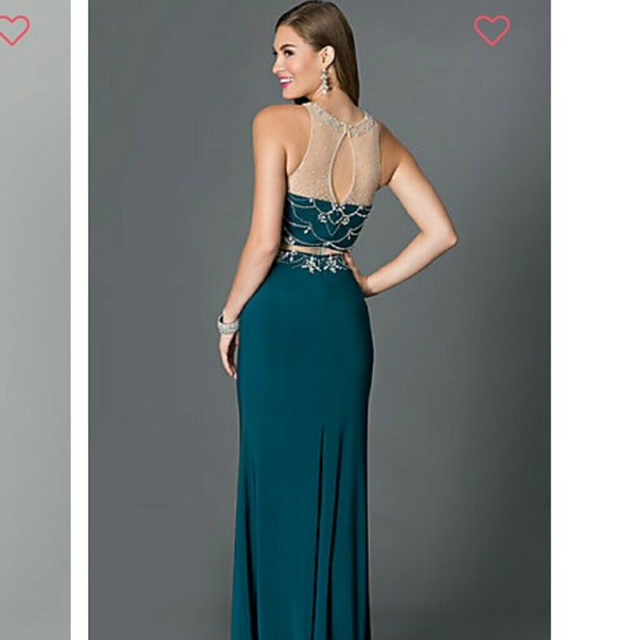 Royal blue gown - Picture 2 of 3