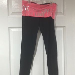 Pink leggings