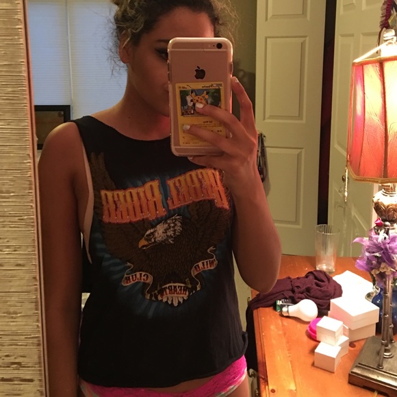 Printed rebel rider shirt
