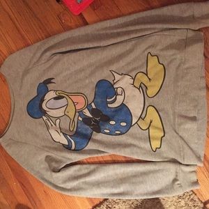 Long Donald Duck crew neck